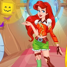 Принцессы Диснея: Хэллоуин в Костюмах Пиратов