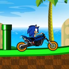 Соник и Марио на Мотоциклах