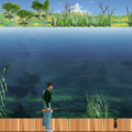 Игра Рыбалка на Озере: Зеленая Лагуна